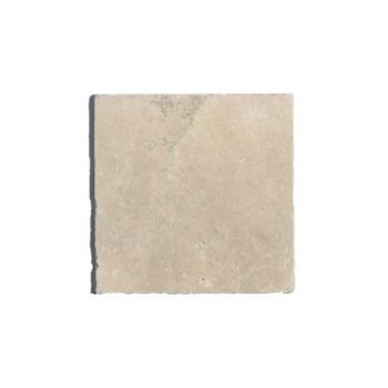 Dalle pierre TRAVERTIN 1er CHOIX 20,4 cm x 20,4 cm